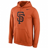 Men's San Francisco Giants Nike Logo Performance Pullover Hoodie - Orange,baseball caps,new era cap wholesale,wholesale hats